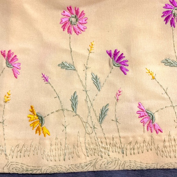 B Smart embroidered midi dress size 5/6 - Picture 7 of 7